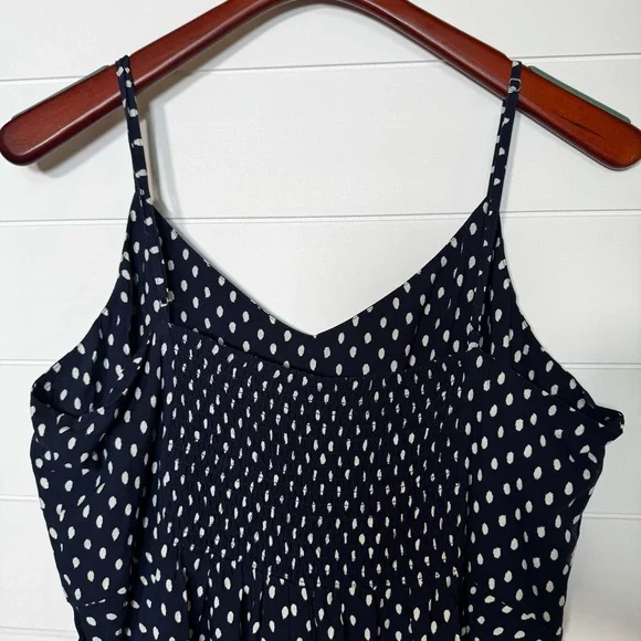 LAST CALL FINAL PRICE GREAT DEAL GAP Polka Dot adjust straps smocked back  XL - Picture 2 of 5